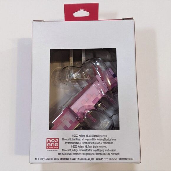 New Hallmark Minecraft Christmas Ornaments Axolotl Creeper Zombie 2022 Bundle - Picture 4 of 14